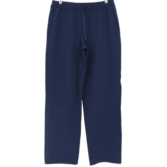 Lululemon Womens Luxtreme Mid-Rise Straight Leg Pants Size M Navy Blue LW5FWWS - Picture 1 of 8